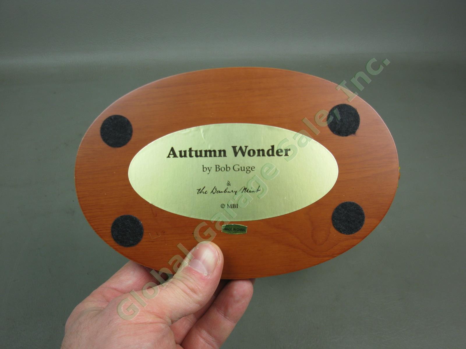 Danbury Mint Bob Guge Lot Tender Beginnings Bluejays + Autumn Wonder Woodpeckers 3