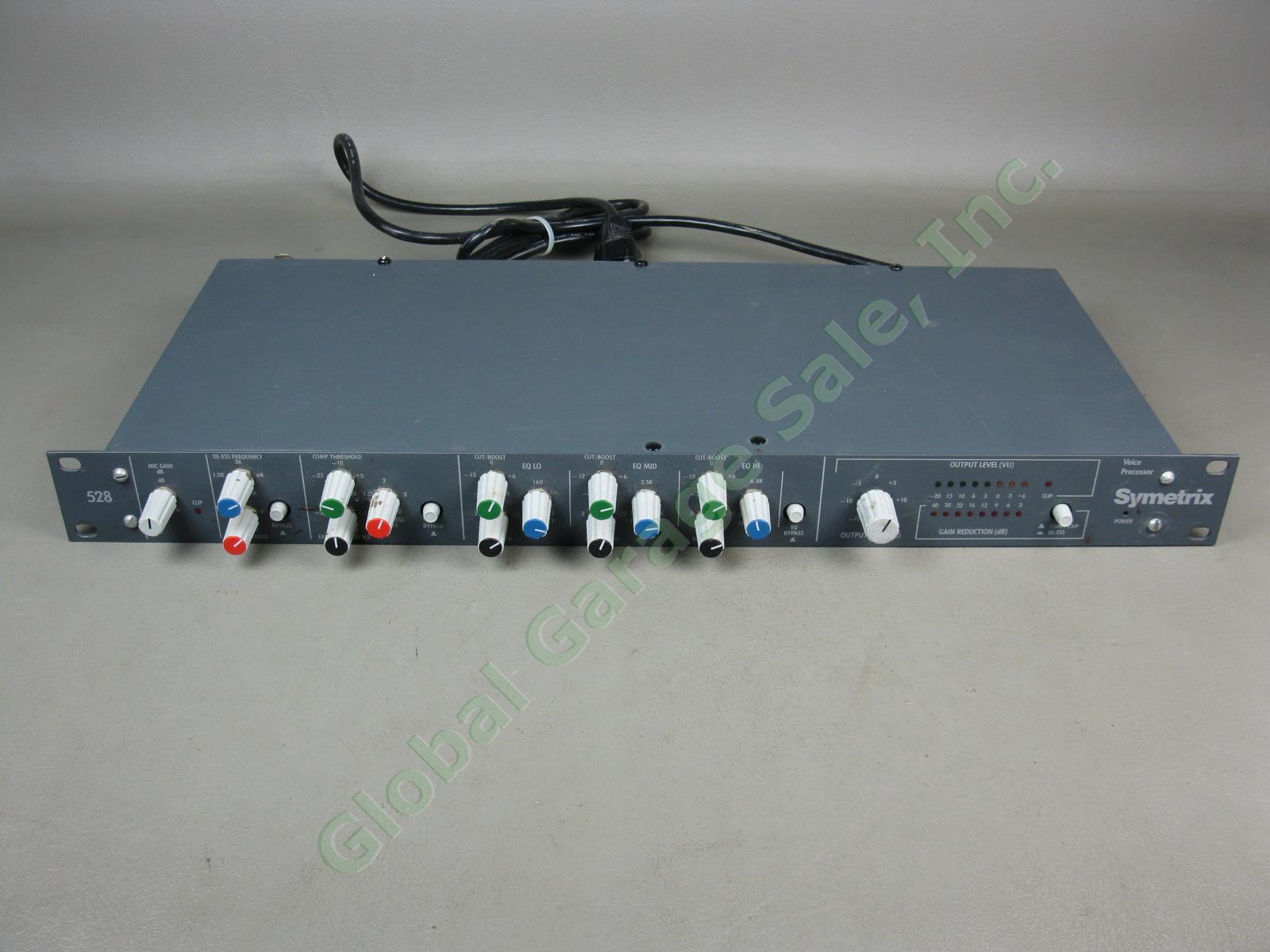 Symetrix 528 Single Channel Strip Voice Processor Analog Mic Microphone Preamp