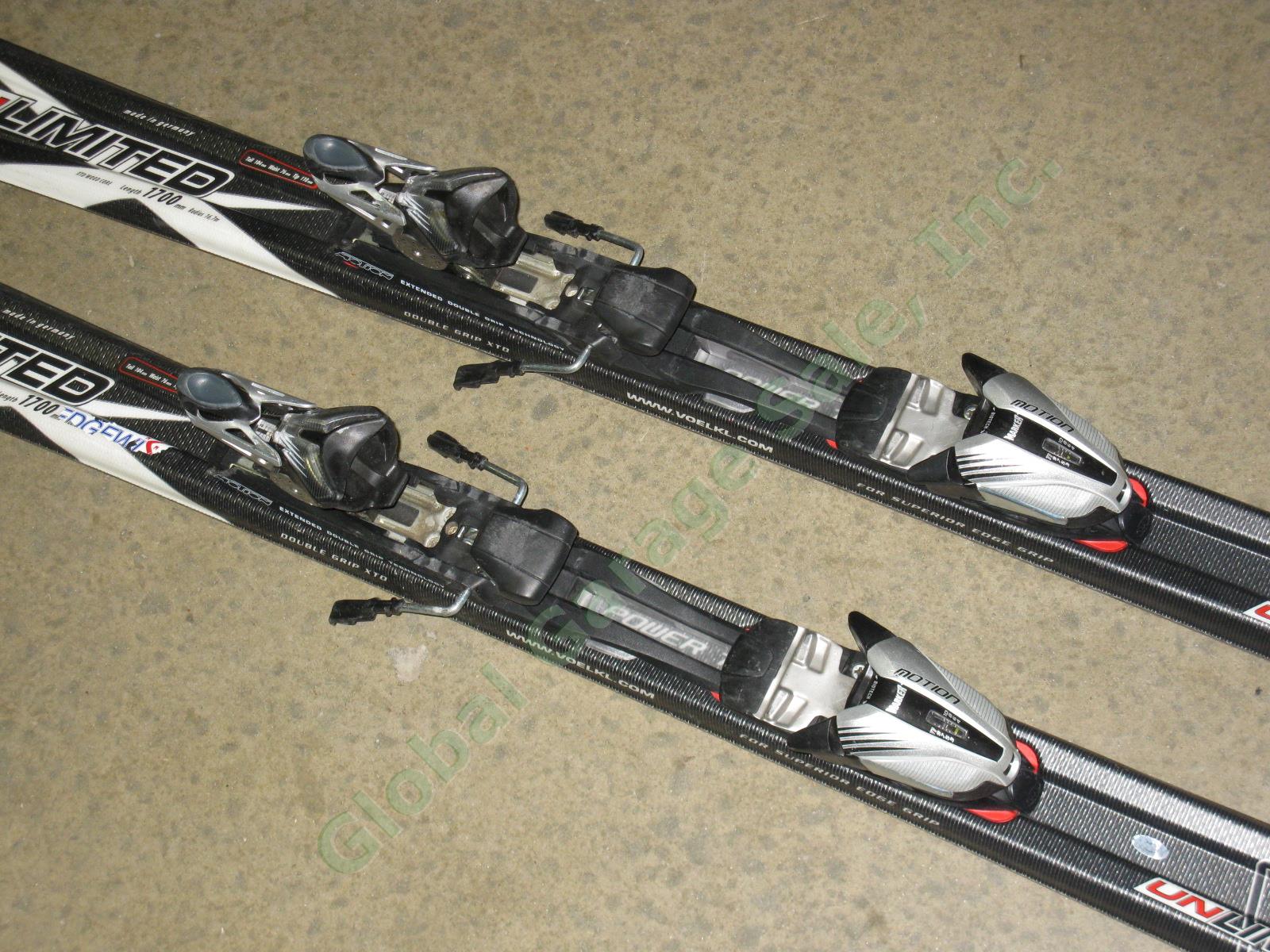 Volkl AC30 Titanium Unlimited 170cm Downhill Skis W/ Marker Motion Bindings Lot 2