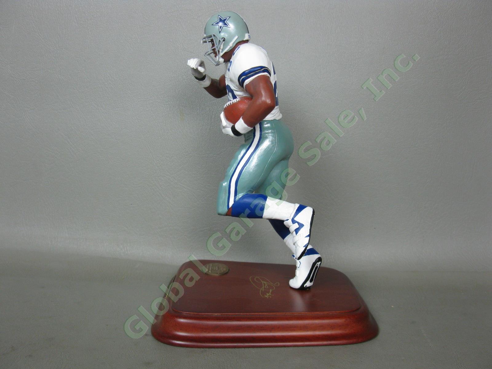 Rare Danbury Mint Dallas Cowboys Emmitt Smith NFL Figure Orig Box NO RESERVE! 4