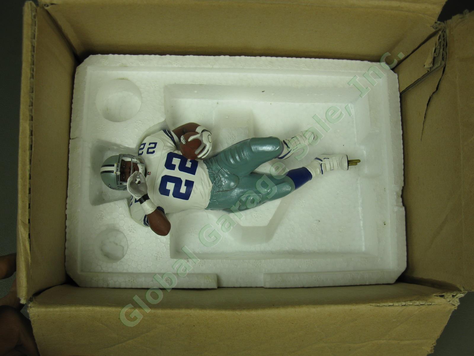 Rare Danbury Mint Dallas Cowboys Emmitt Smith NFL Figure Orig Box NO RESERVE! 5