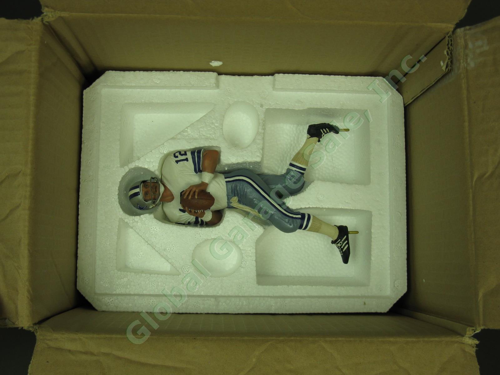 Rare Danbury Mint Dallas Cowboys Roger Staubach NFL Figure Orig Box NO RESERVE! 5