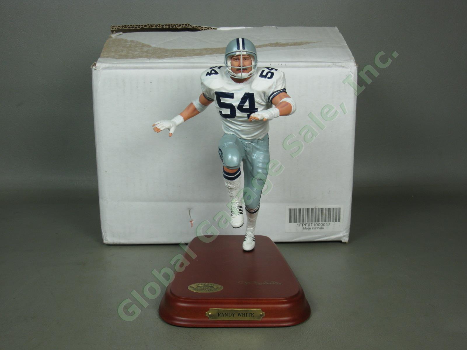 Rare Danbury Mint Dallas Cowboys Randy White NFL Figure Original Box NO RESERVE!