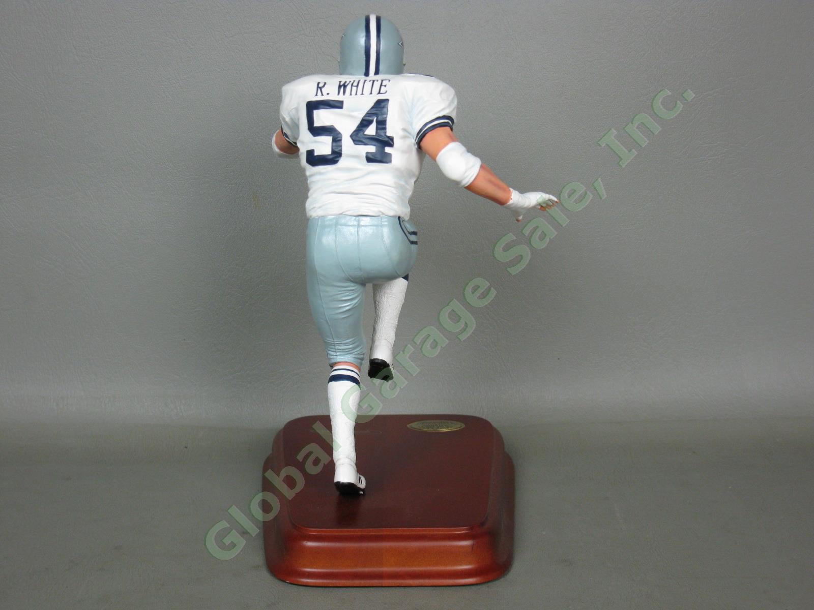 Rare Danbury Mint Dallas Cowboys Randy White NFL Figure Original Box NO RESERVE! 3