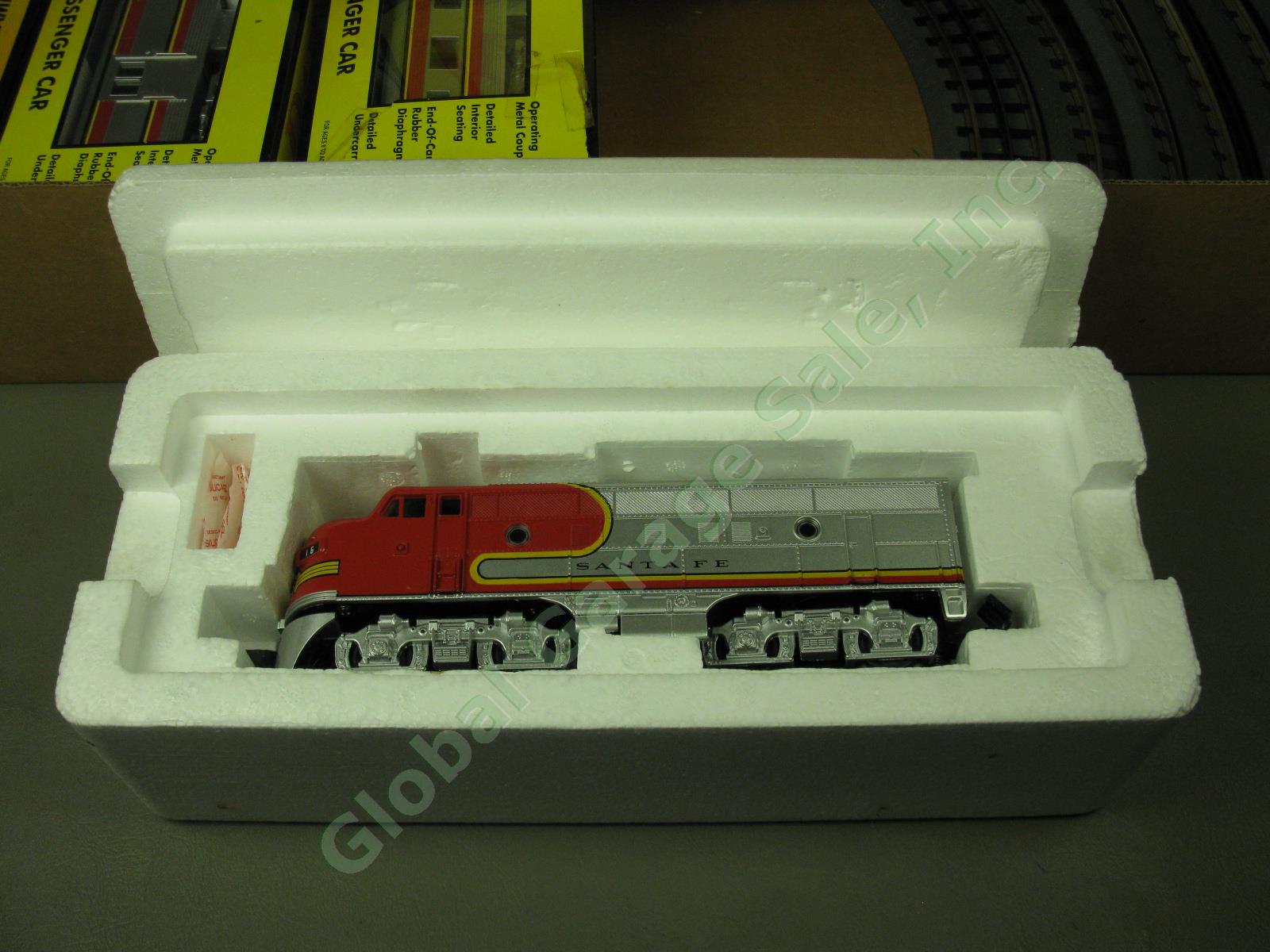 MTH Rail King Santa Fe Super Chief F-3 RTR Passenger Train Set W/ Box 30-4021-1 3