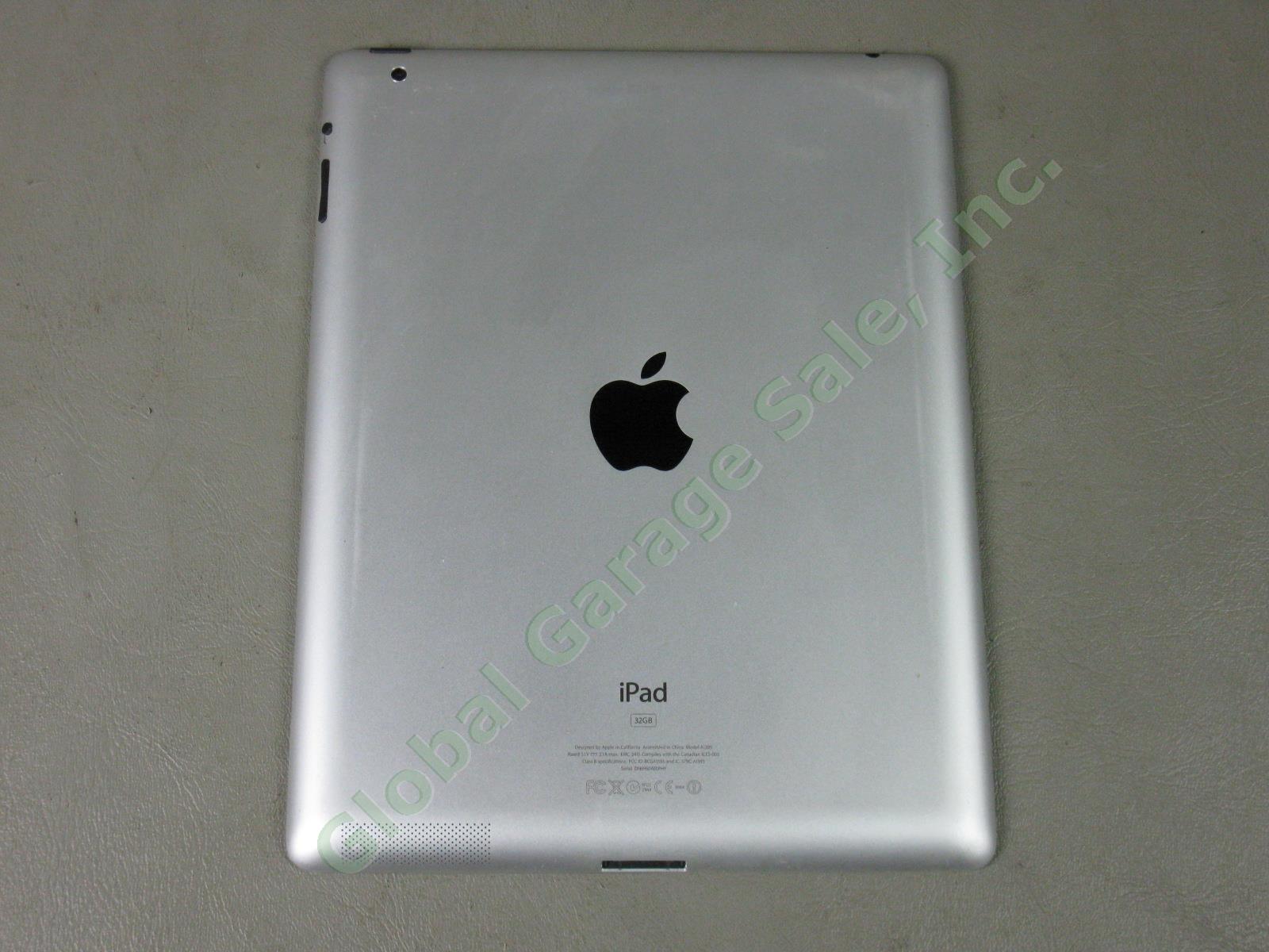 Apple iPad 2 Wifi 32GB Black Tablet Factory Reset MC770LL/A A1395 No Reserve! 3