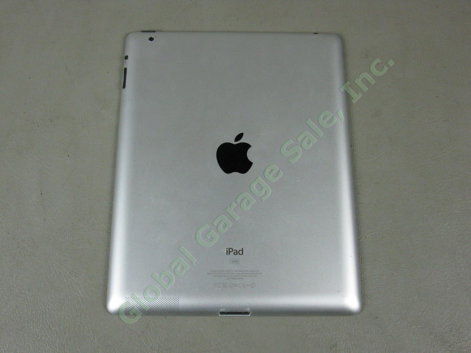 Apple iPad 2 Wifi 16GB Black Tablet Factory Reset MC770LL/A A1395 No Reserve! 3