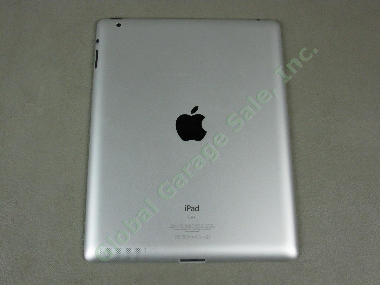Apple iPad 2 Wifi 16GB Black Tablet Factory Reset MC770LL/A A1395 No Reserve! 3
