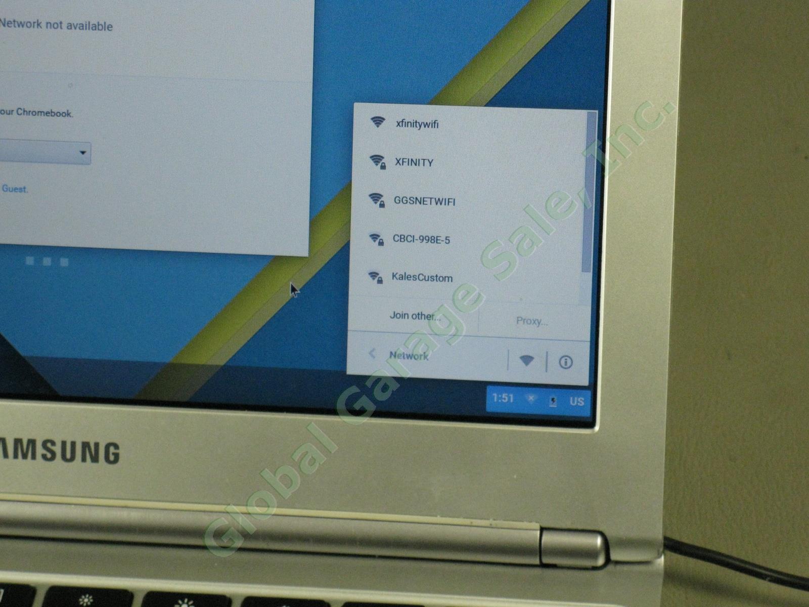 Samsung Chromebook Chrome Netbook Laptop XE303C12 11.6" 1.7GHz 2GB RAM 16GB NR! 1