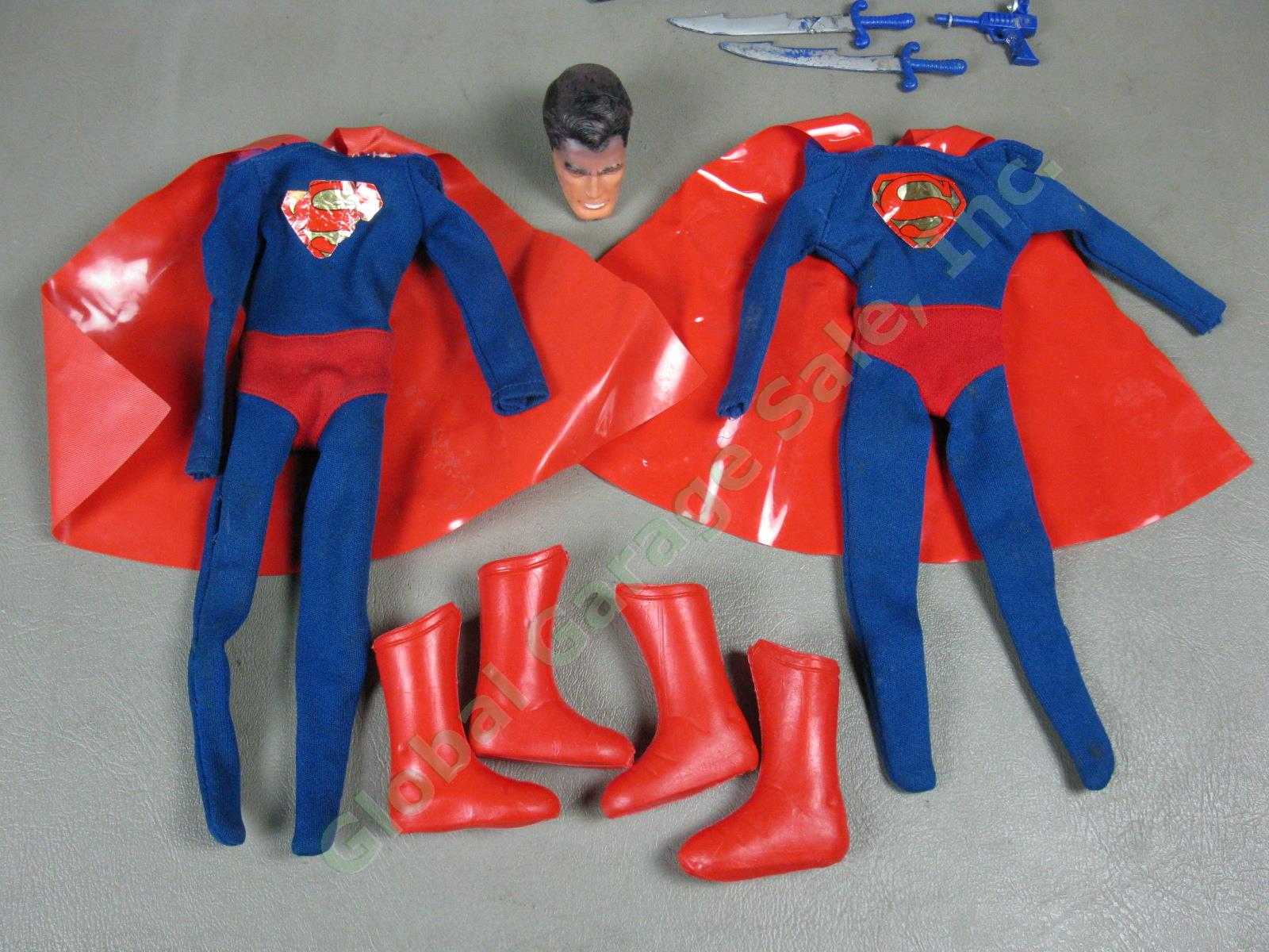 HUGE Vtg 1966 Captain Action Superman Batman Flash Gordon Space Suit Outfit Lot 11