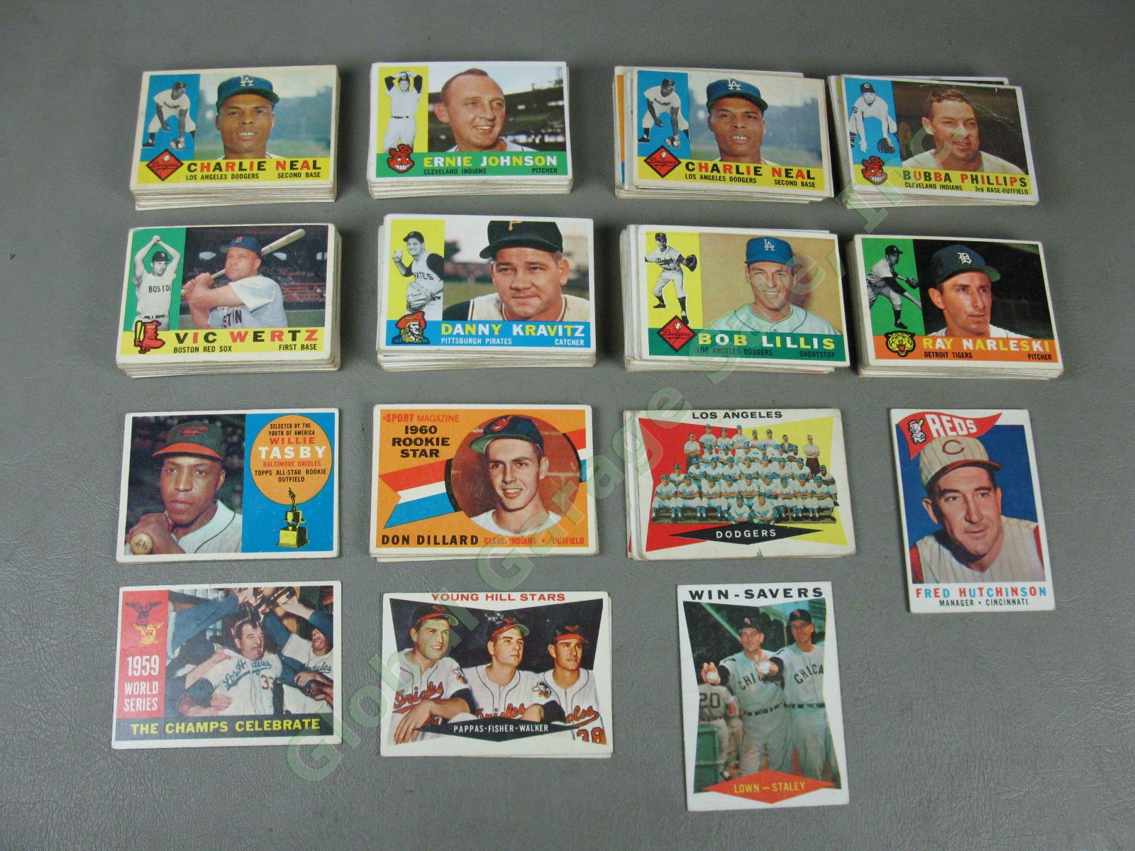 248 Vintage 1960 1960s Topps Baseball Card Lot Rookie Stars Teams Managers NR!