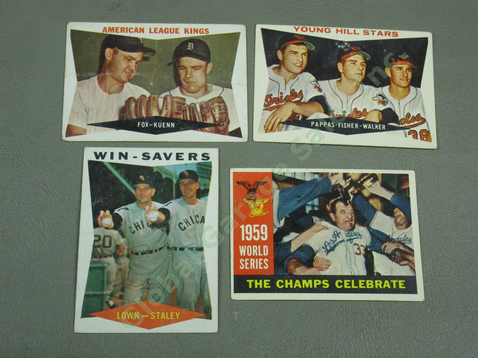 248 Vintage 1960 1960s Topps Baseball Card Lot Rookie Stars Teams Managers NR! 2