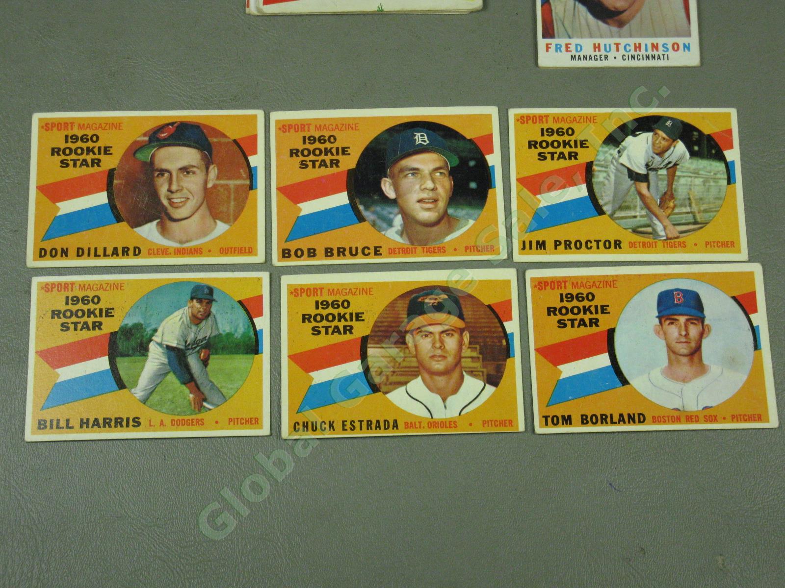 248 Vintage 1960 1960s Topps Baseball Card Lot Rookie Stars Teams Managers NR! 3