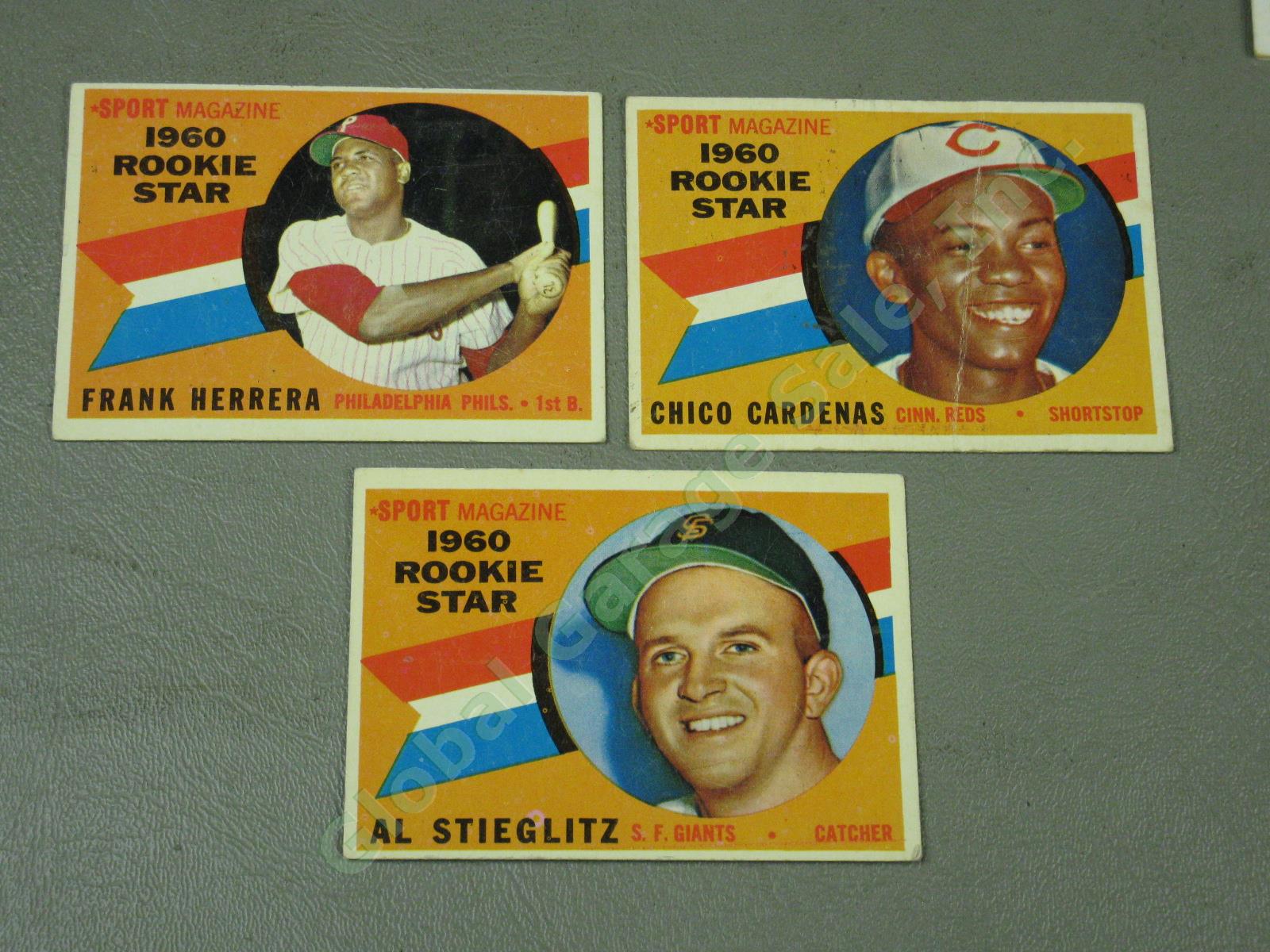 248 Vintage 1960 1960s Topps Baseball Card Lot Rookie Stars Teams Managers NR! 4
