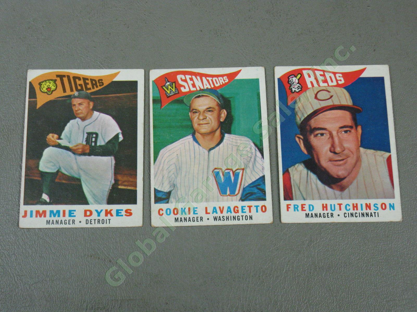 248 Vintage 1960 1960s Topps Baseball Card Lot Rookie Stars Teams Managers NR! 6