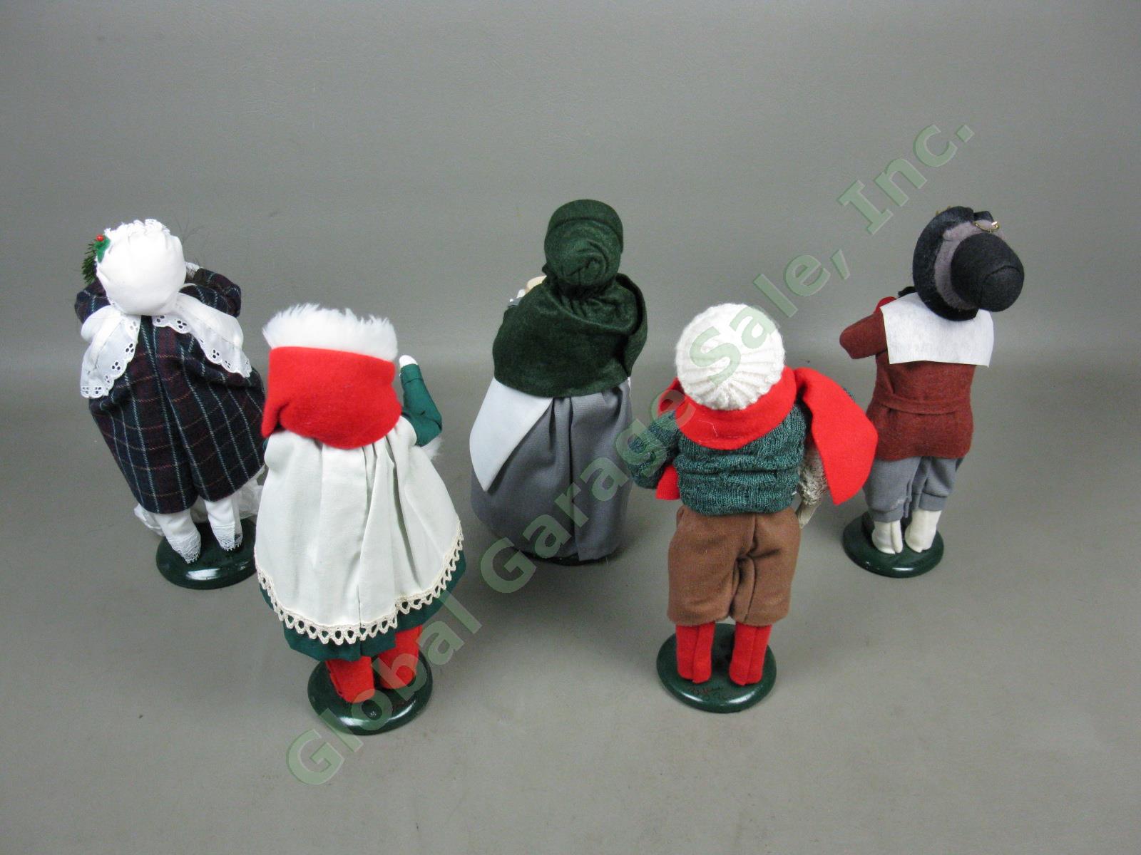 5 Vtg 1990s Byers Choice Caroler Boy Girl Figurine Figure Lot 1996 1997 1999 NR! 1