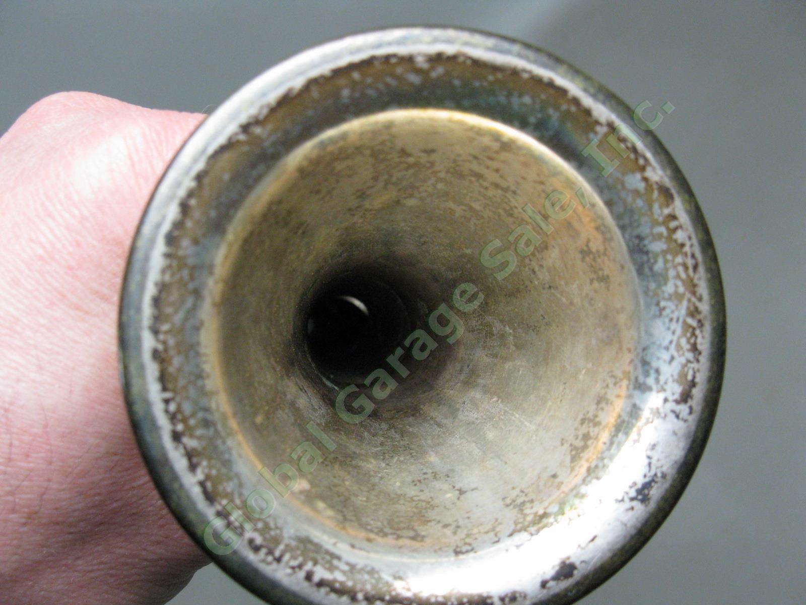 Vtg Harry Pedler Metal Bb Clarinet Serial 27495 Mouthpiece Hard Case Elkhart Ind 8