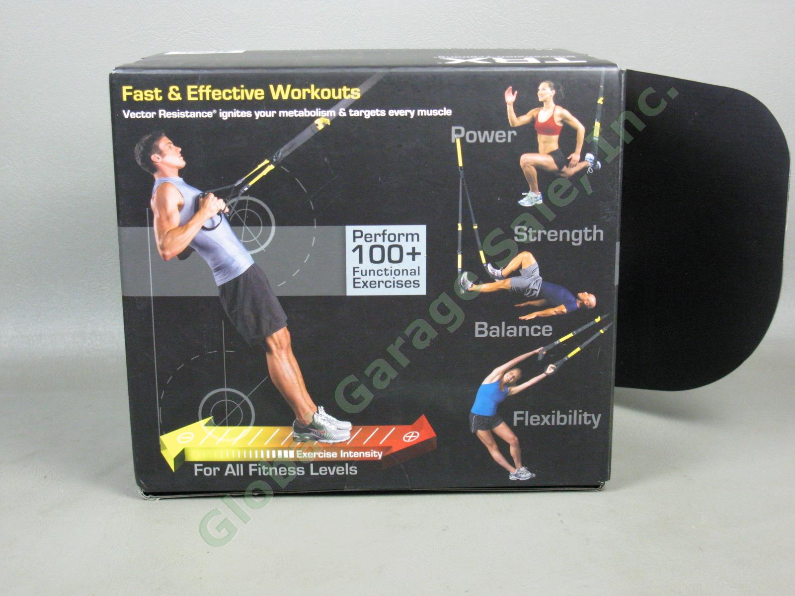 TRX Home Suspension Training Kit + Door Anchor Home Gym Exercise Fitness Belts 1