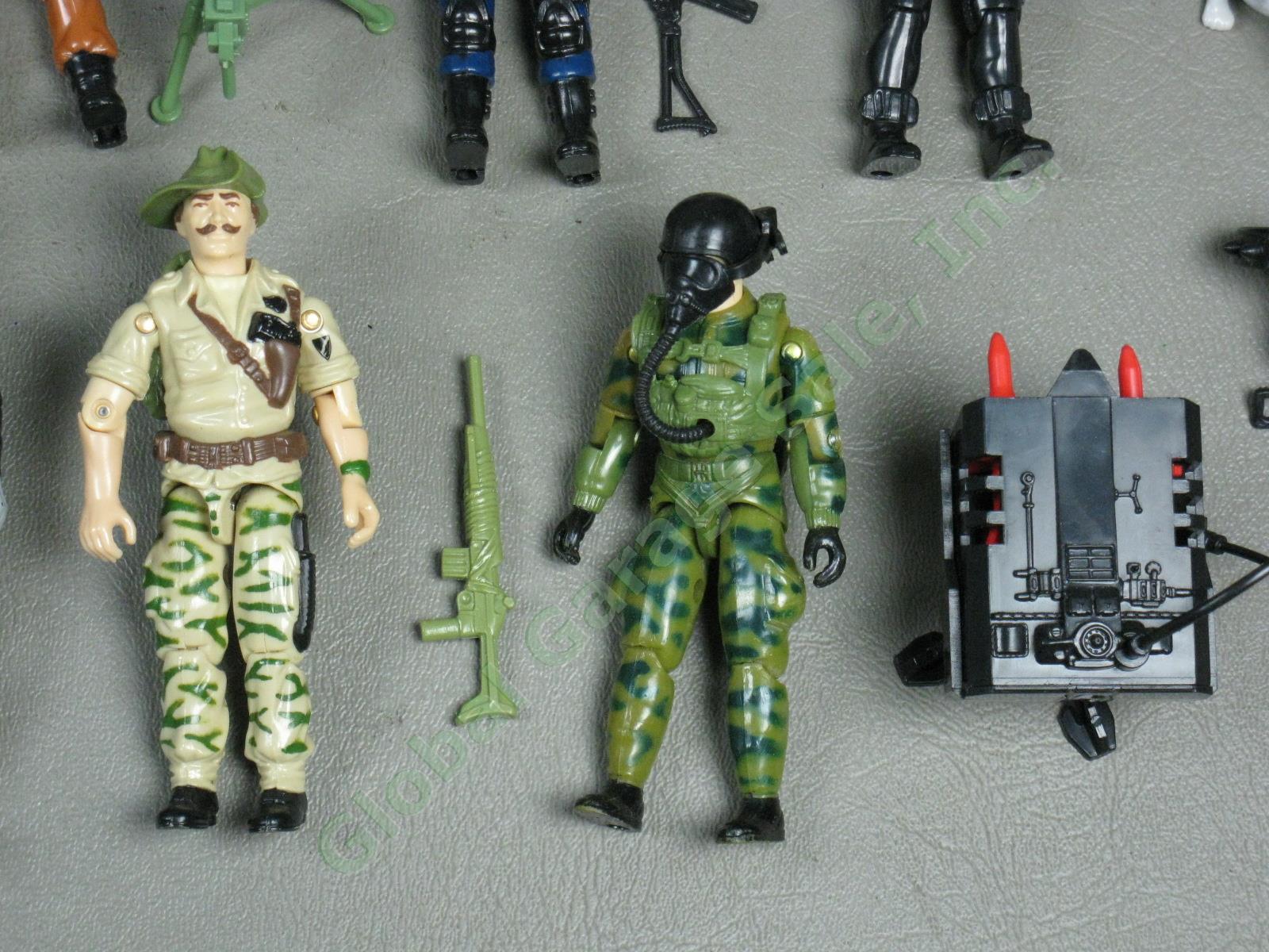 22 Vtg 1982-1984 GI Joe + Cobra Action Figures Collection Lot Rip Cord Torpedo + 3