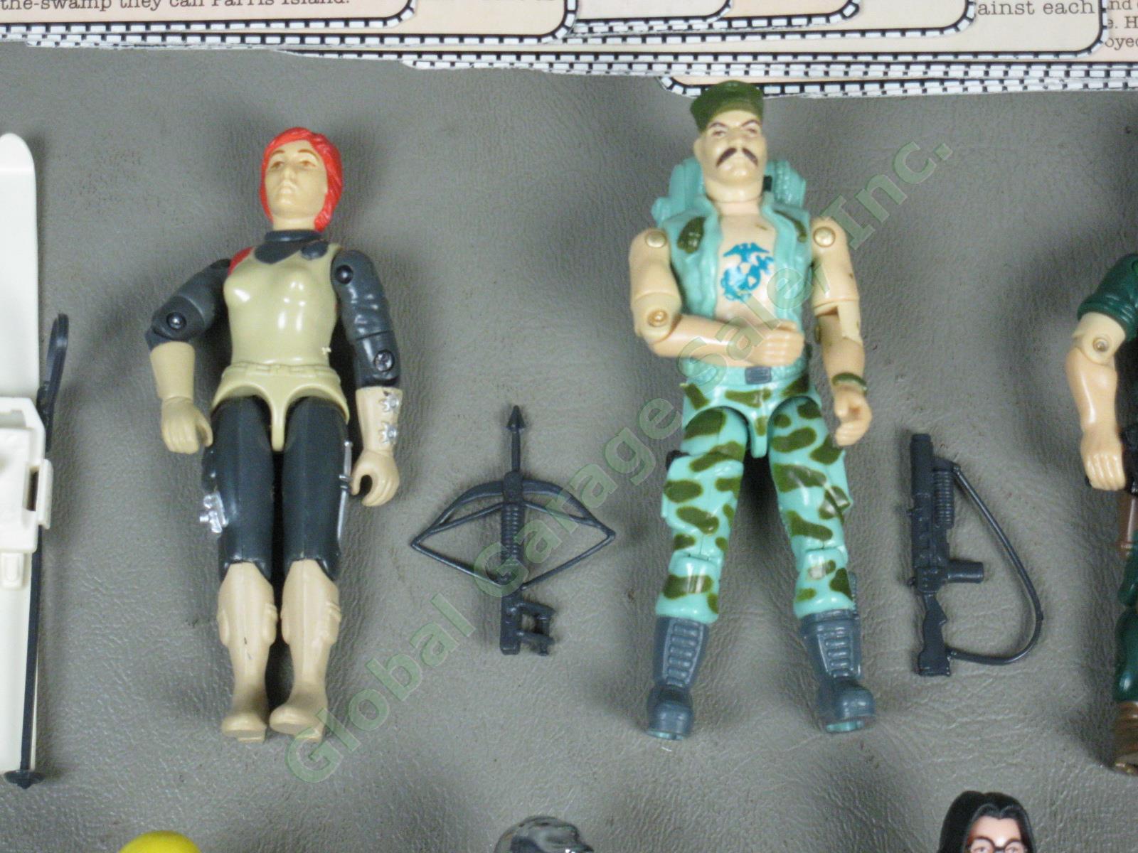 22 Vtg 1982-1984 GI Joe + Cobra Action Figures Collection Lot Rip Cord Torpedo + 8