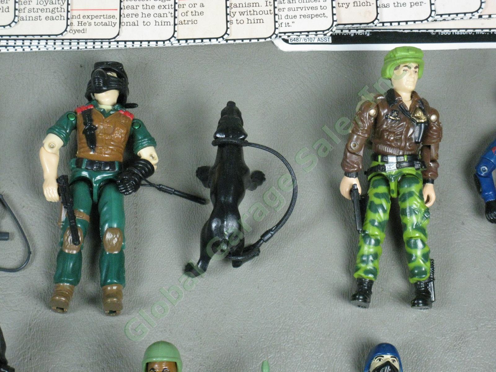 22 Vtg 1982-1984 GI Joe + Cobra Action Figures Collection Lot Rip Cord Torpedo + 9
