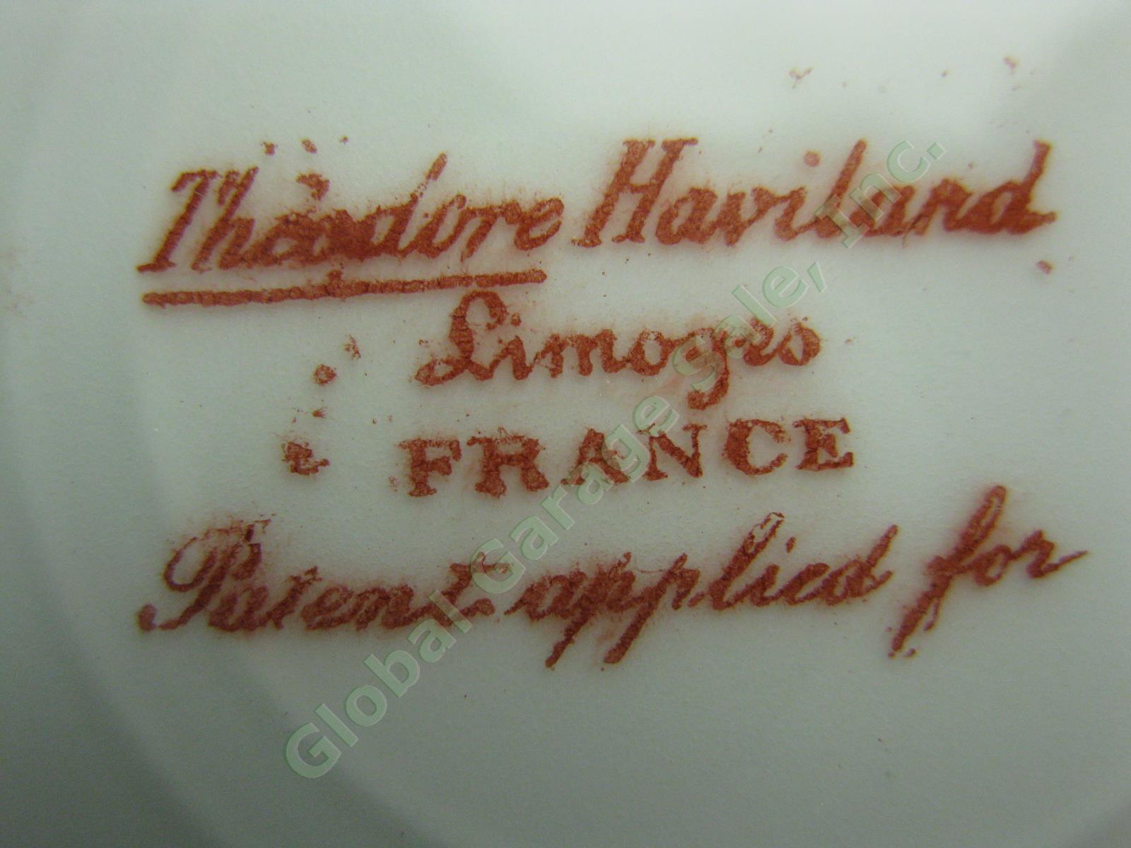 11 Vtg Theodore Haviland Limoges France Dessert Bread Butter Salad Plate Set Lot 7