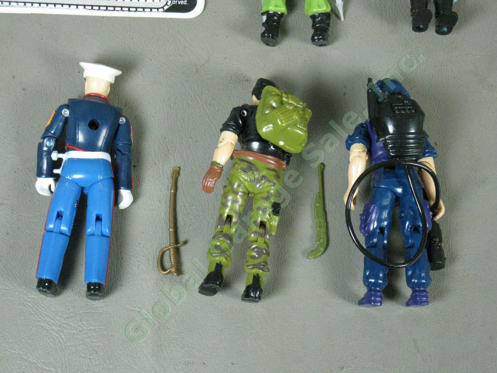 34 Vtg 1985-1986 GI Joe + Cobra Action Figures Lot w/ Weapons + File Cards NR! 18