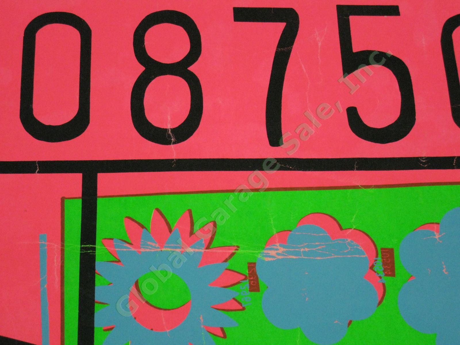 Original Andy Warhol 1967 Lincoln Center Film Festival Ticket Screenprint Poster 11