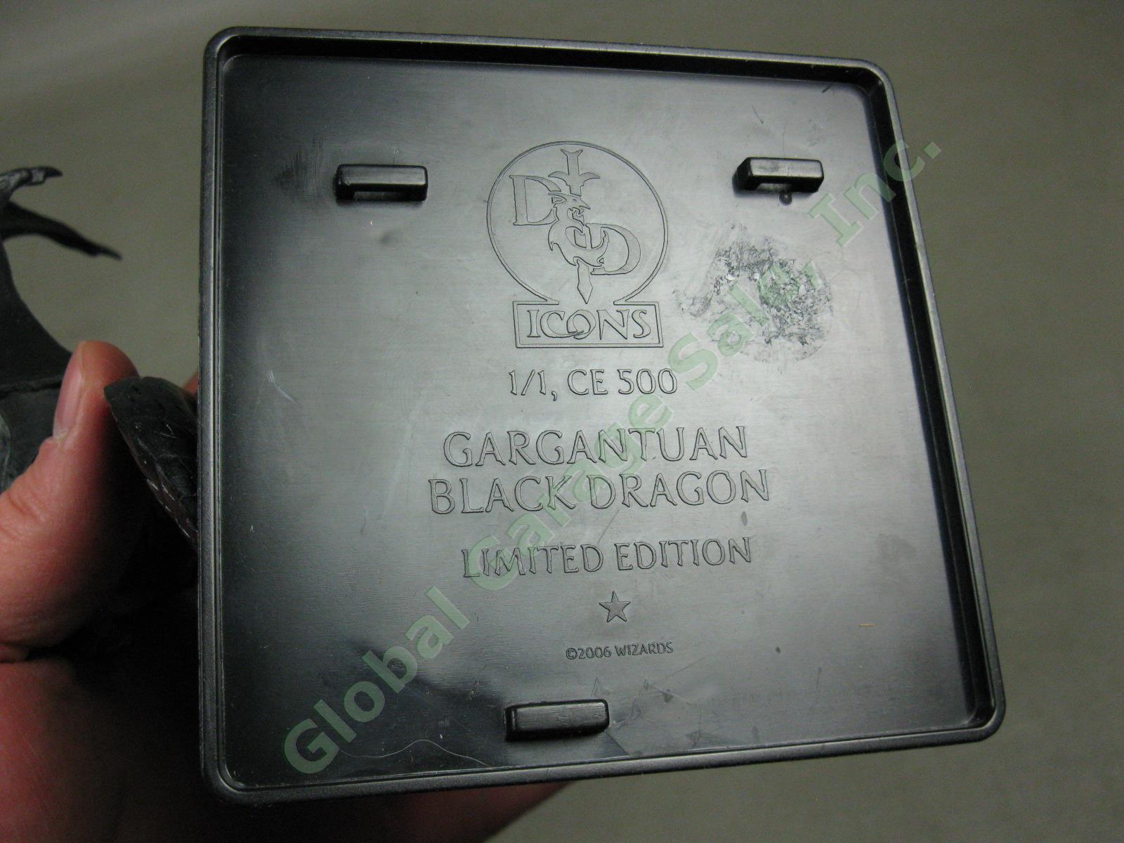 D&D Icons Gargantuan Black Dragon Limited Edition Collector Item Figure Figurine 4
