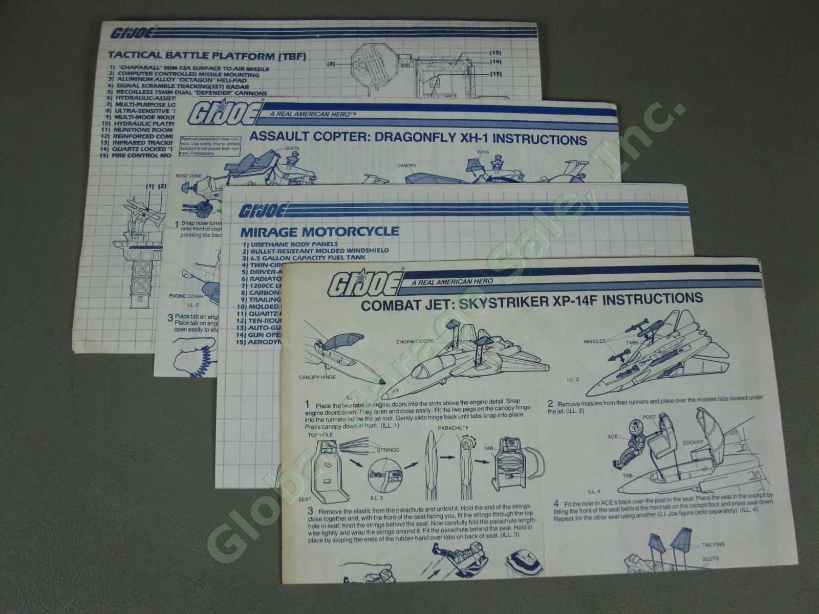 HUGE Vtg 1983-1985 GI Joe Vehicle Weapon Action Figure Lot Parts/Repair NO RES! 22