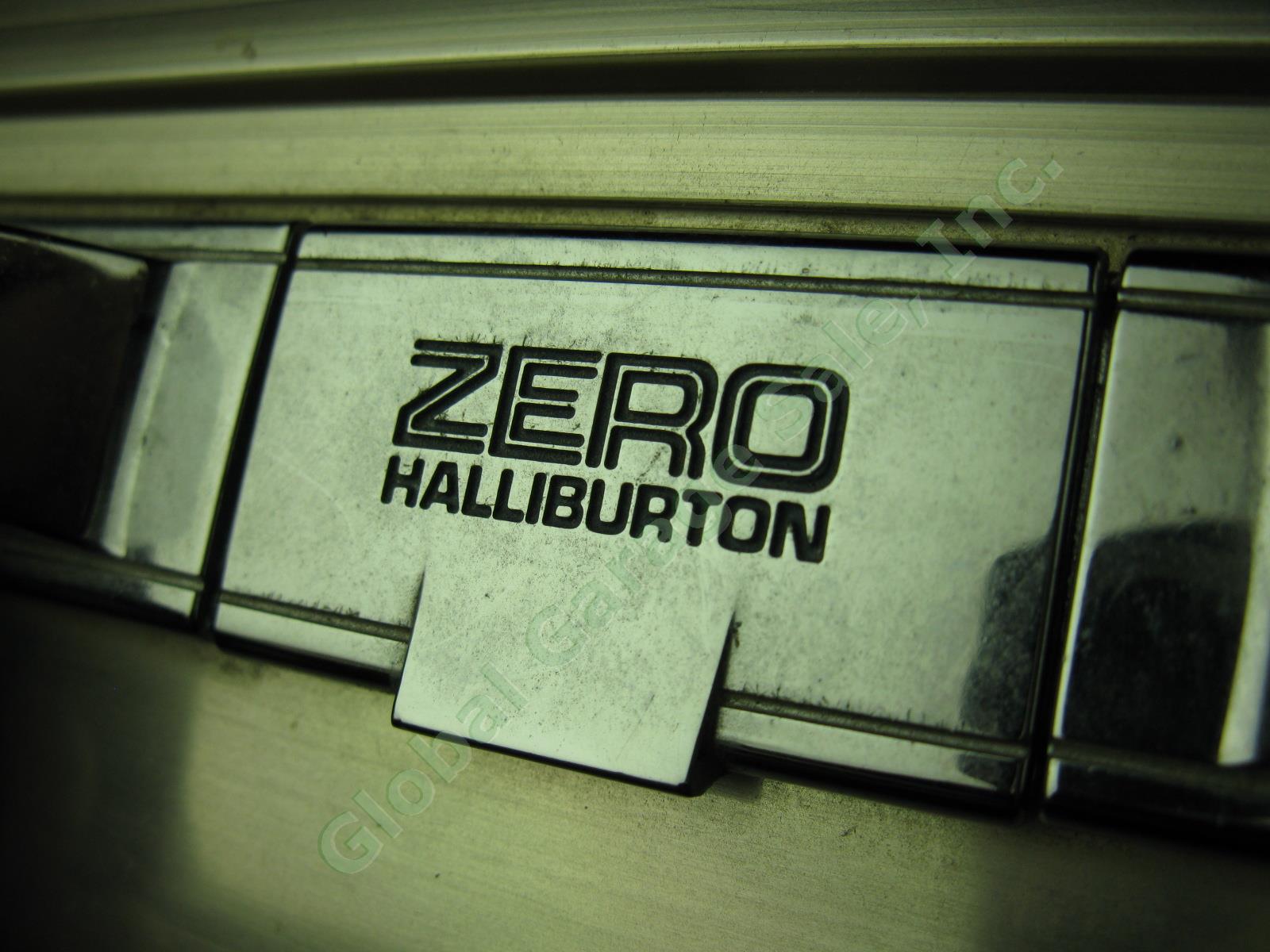 Zero Halliburton Presto Aluminum Combo Lock Briefcase Suitcase Luggage 21x13x8 1