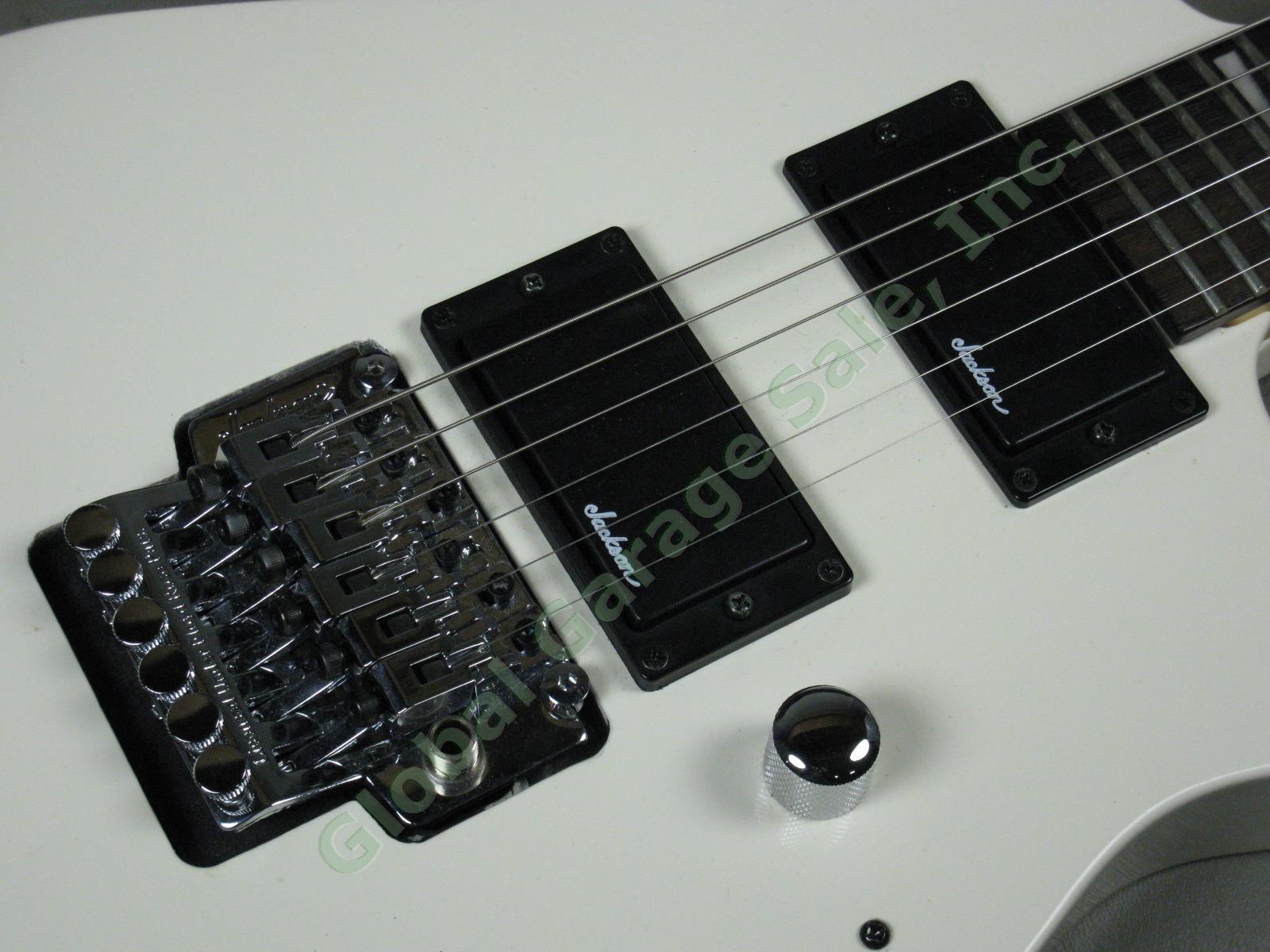 2010 Jackson JS32 Dinky Electric Guitar White W/ Padded Gig Bag Bundle NR MINT! 3
