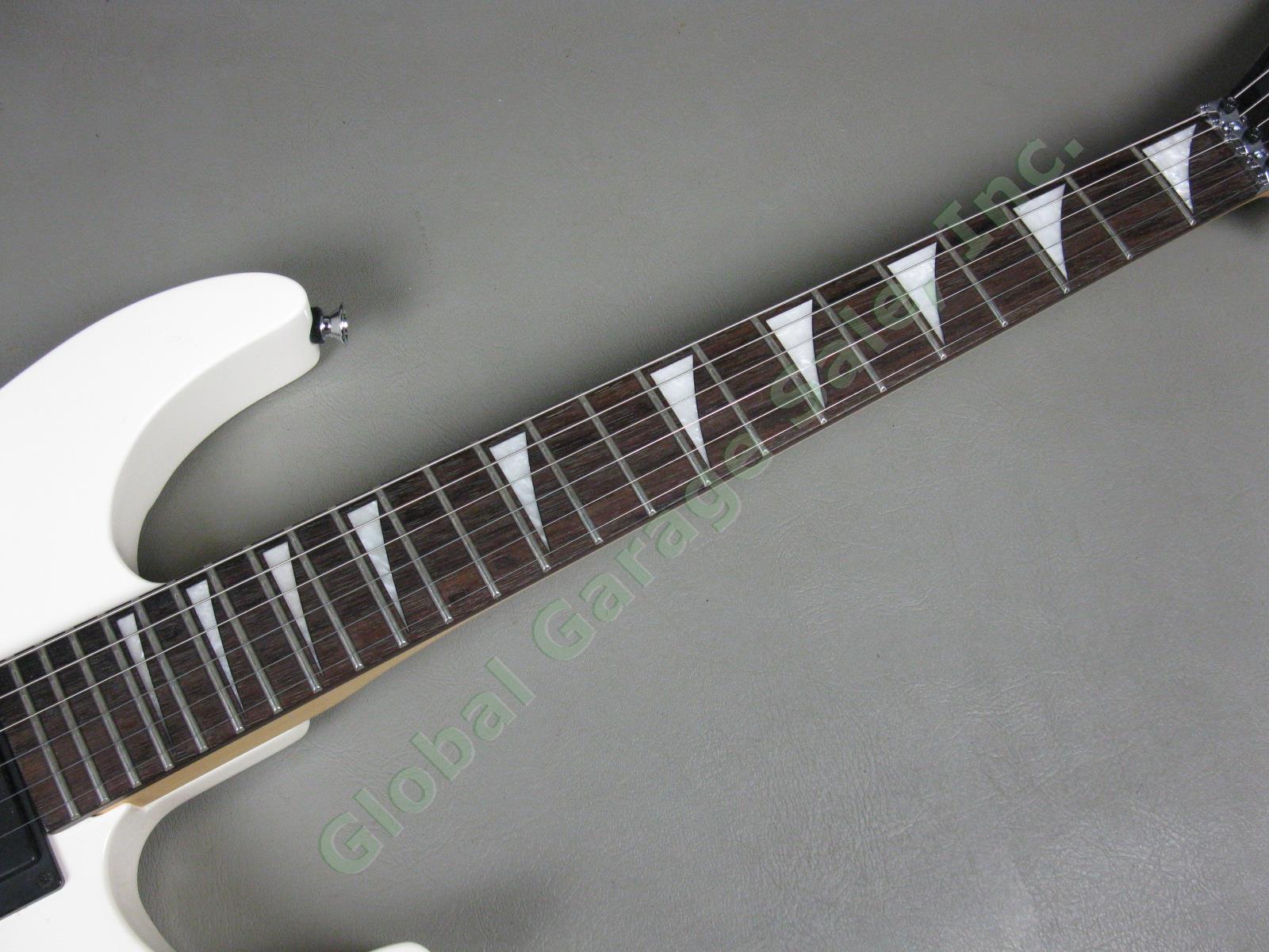 2010 Jackson JS32 Dinky Electric Guitar White W/ Padded Gig Bag Bundle NR MINT! 4