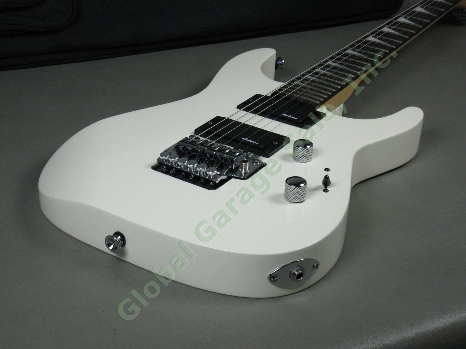 2010 Jackson JS32 Dinky Electric Guitar White W/ Padded Gig Bag Bundle NR MINT! 8