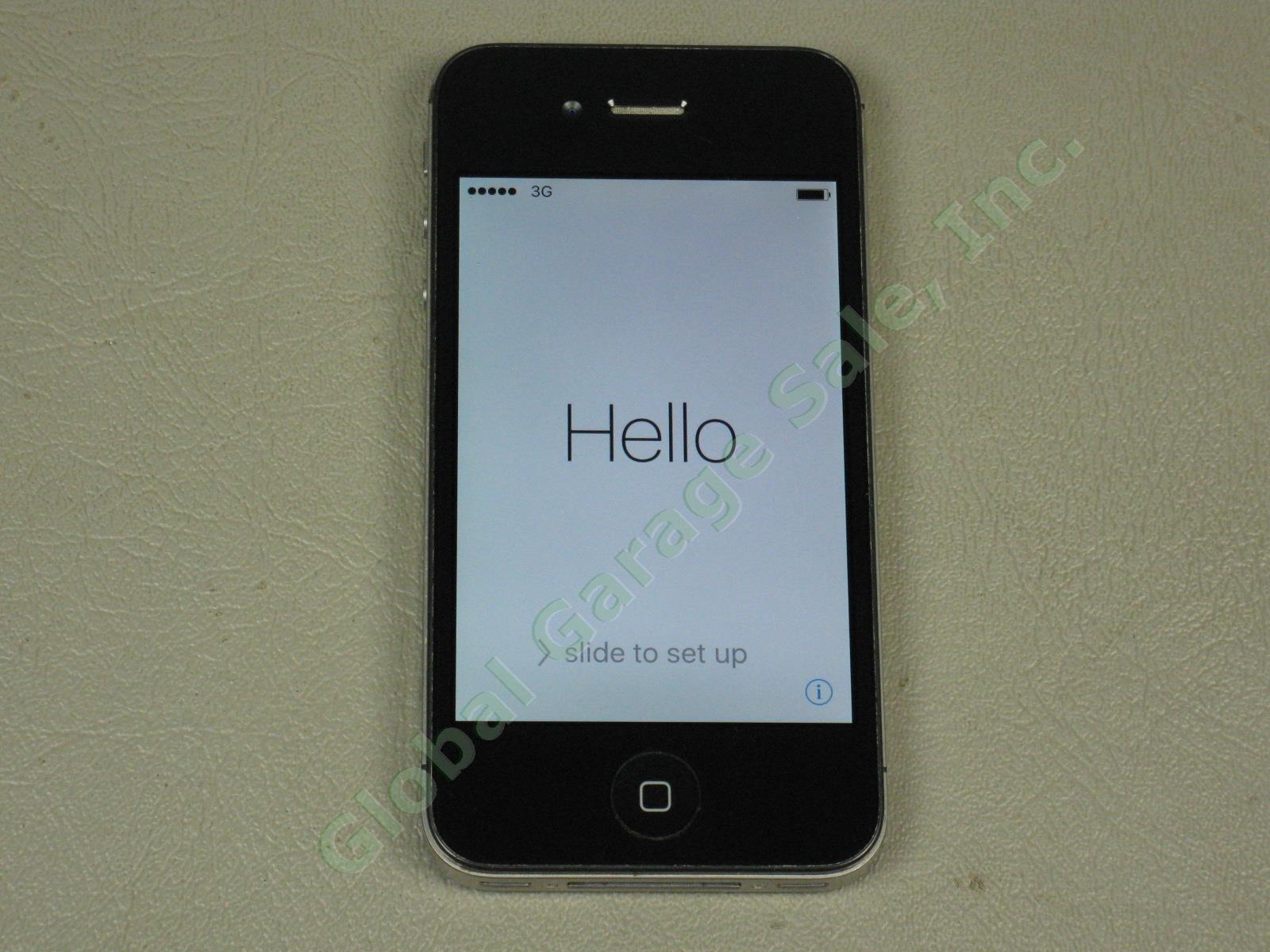 Apple iPhone 4s 16GB Black Model A1387 MD276LL/A Verizon Unlocked + Reset NO RES
