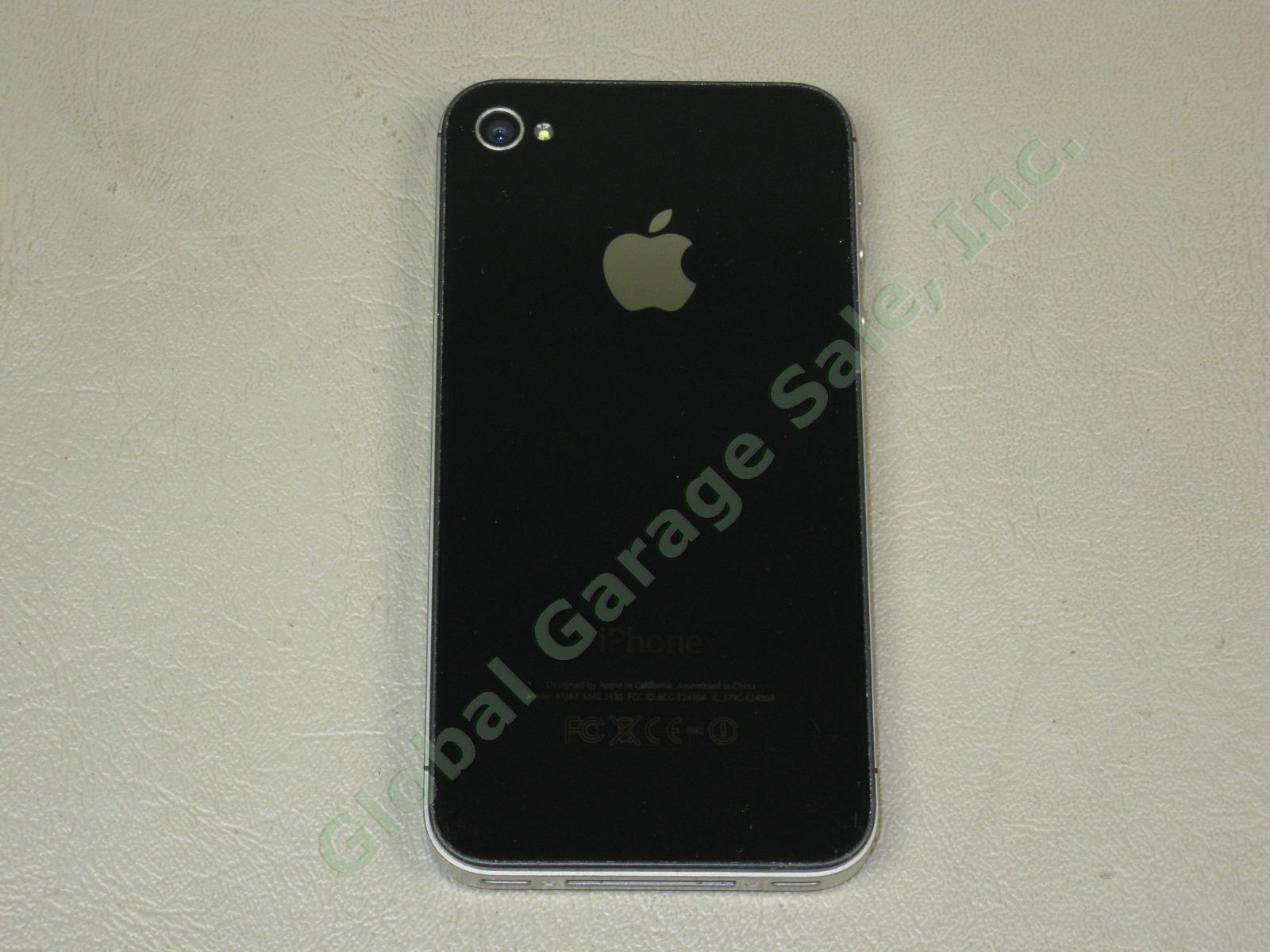 Apple iPhone 4s 16GB Black Model A1387 MD276LL/A Verizon Unlocked + Reset NO RES 6