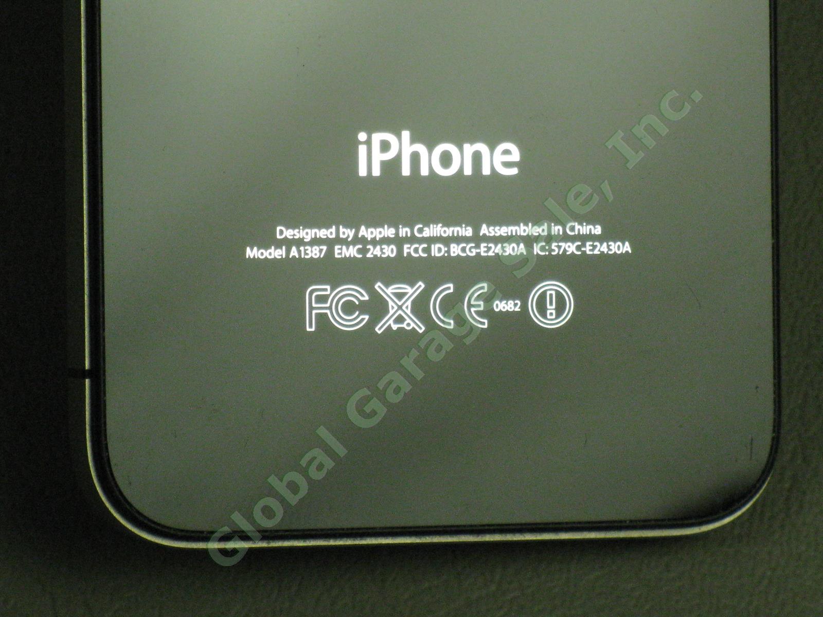 Apple iPhone 4s 16GB Black Model A1387 MD276LL/A Verizon Unlocked + Reset NO RES 7