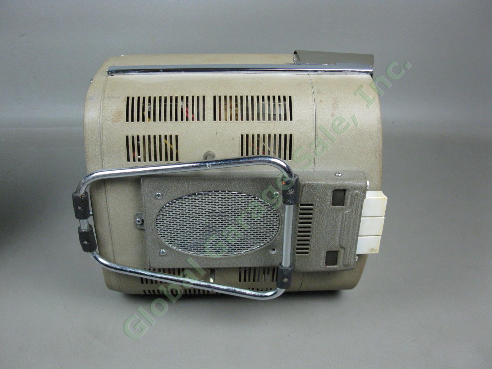 Rare Vtg 1961 Sony 8-301W 1st Portable Television Space Age TV Receiver Bundle 6
