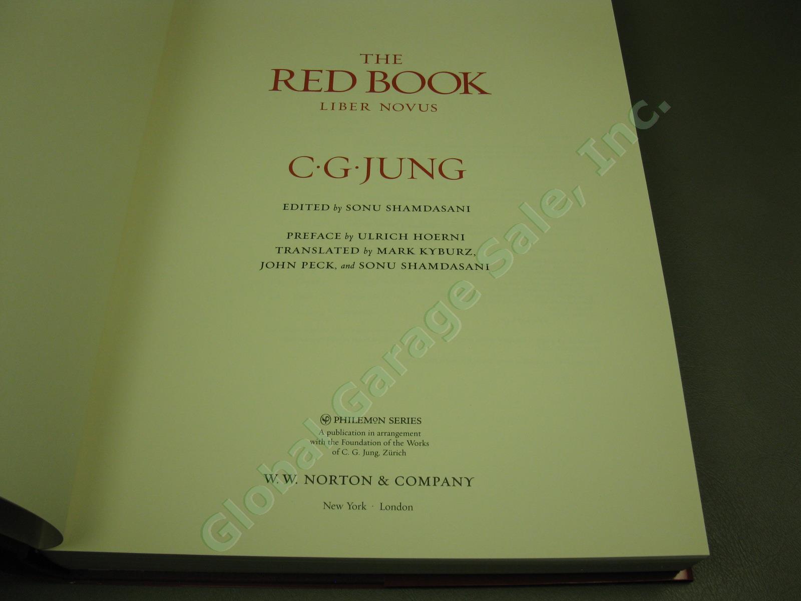 C.G Carl Jung The Red Book Liber Novus 2009 First Edition Hardcover +Dust Jacket 4