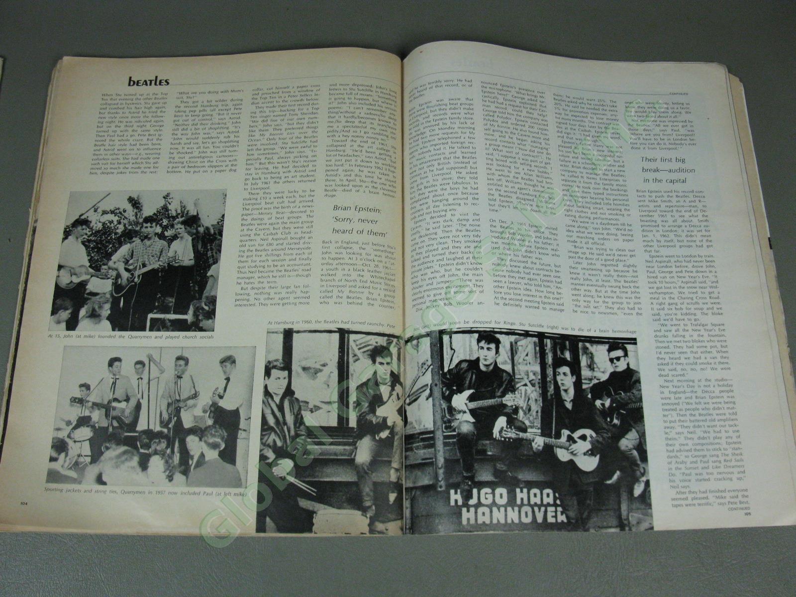 Woodstock Tickets Brochure Flyer Magazine Lot + 1968 Beatles Life Look Avedon NR 23