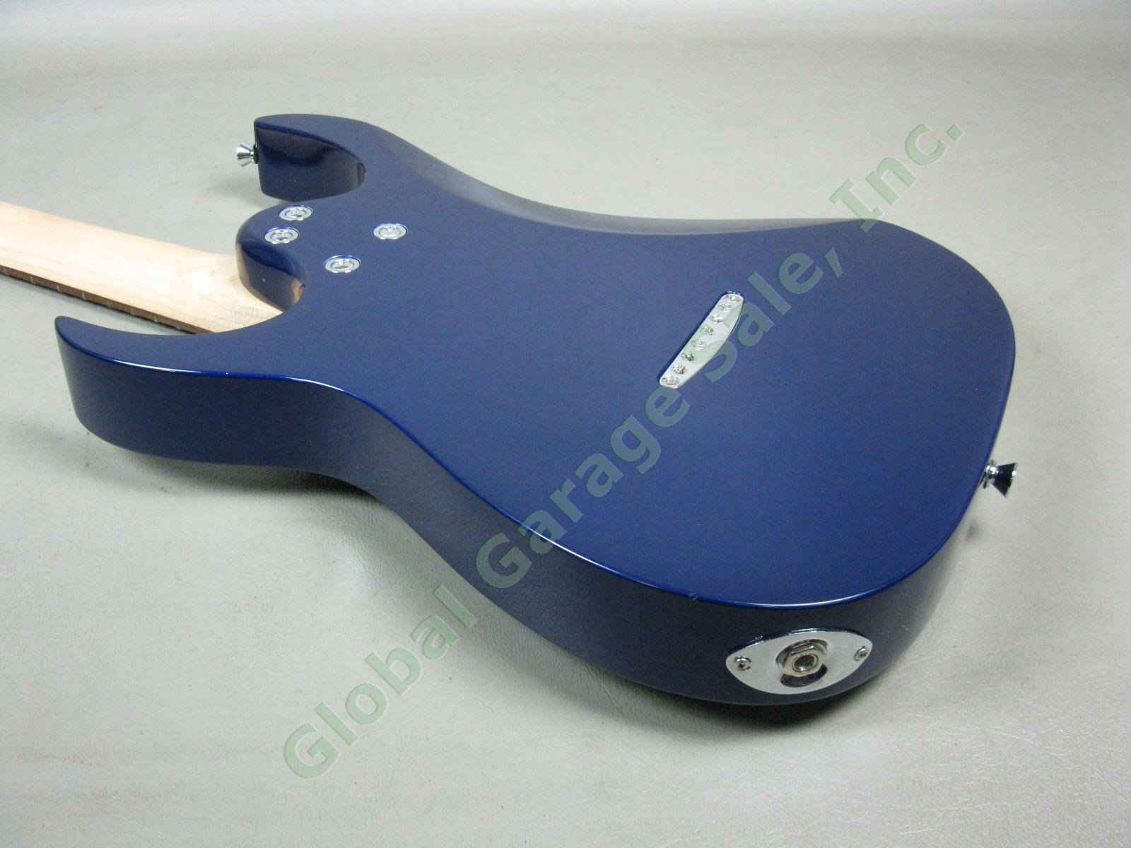 Jewel Blue Ibanez GIO Mikro 3/4 Size Short Scale Electric Guitar Gig Bag Bundle+ 5