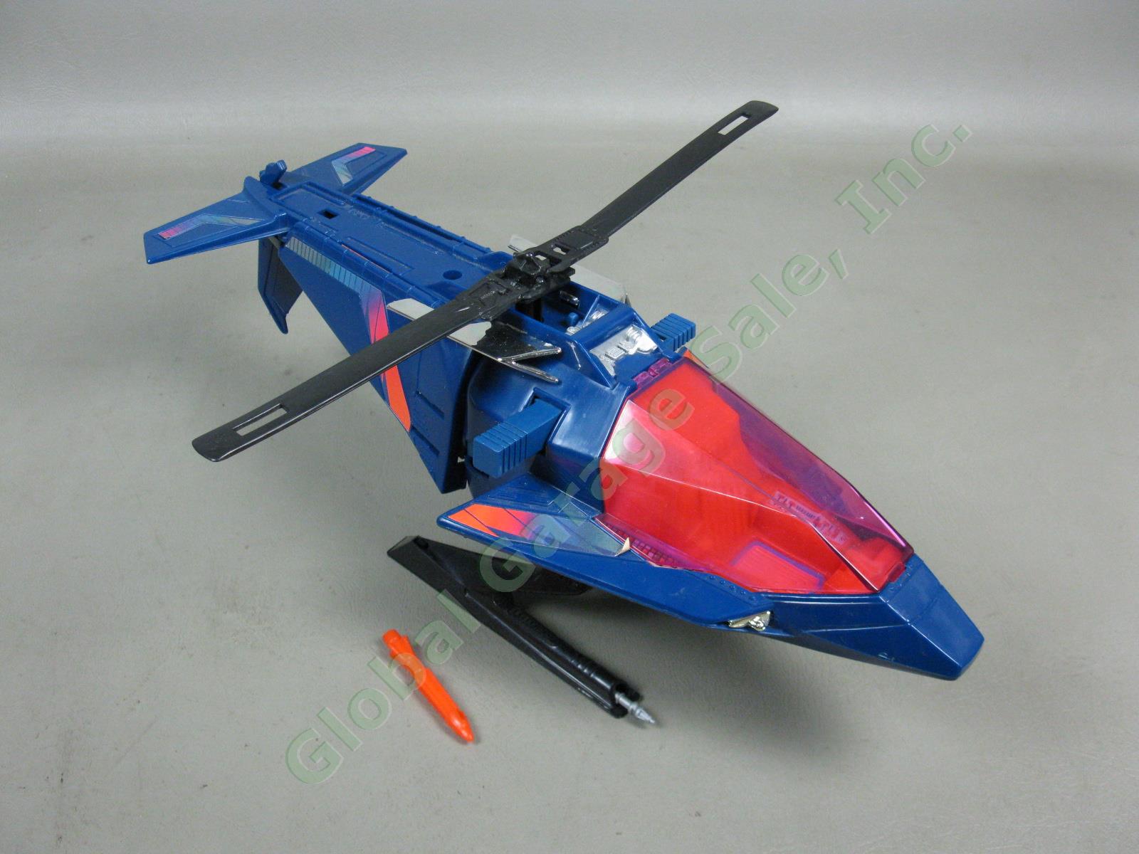 Kenner MASK Switchblade Venom Helicopter Plane Vehicle + Miles Mayhem Figure Box 2