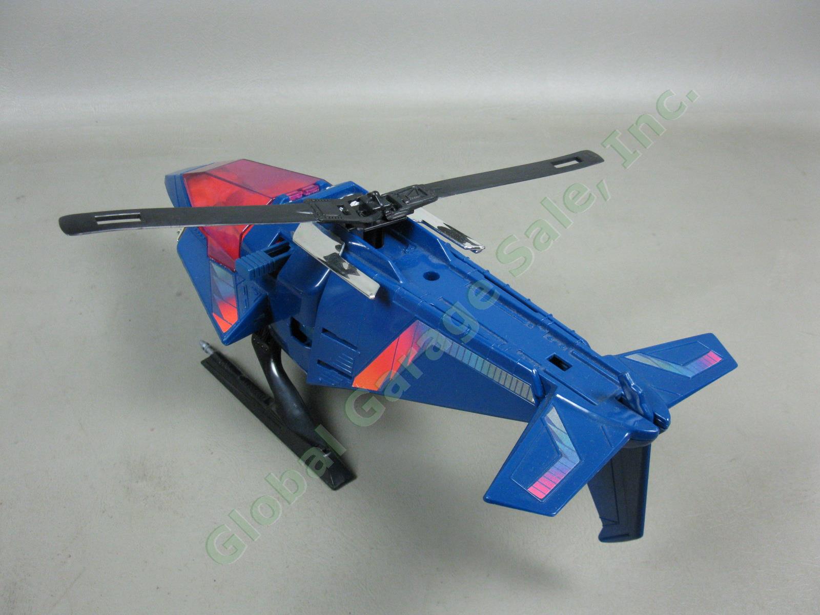 Kenner MASK Switchblade Venom Helicopter Plane Vehicle + Miles Mayhem Figure Box 3