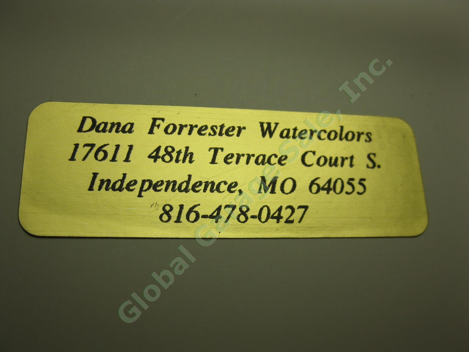 Dana Forrester Just A Little Trim Signed #d Matted Framed Corvette Print 169/700 5
