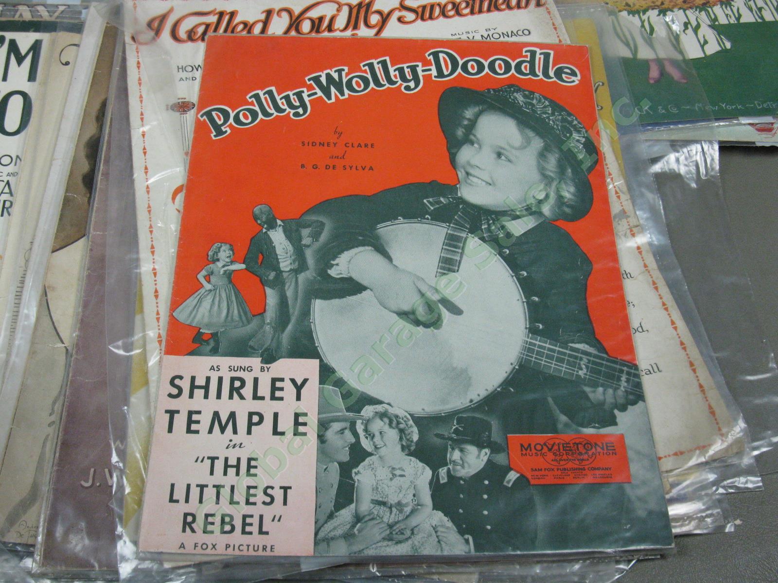 Huge Lot 200+ Vtg Antique 1900s- Sheet Music Military Bing Crosby Etude Magazine 12