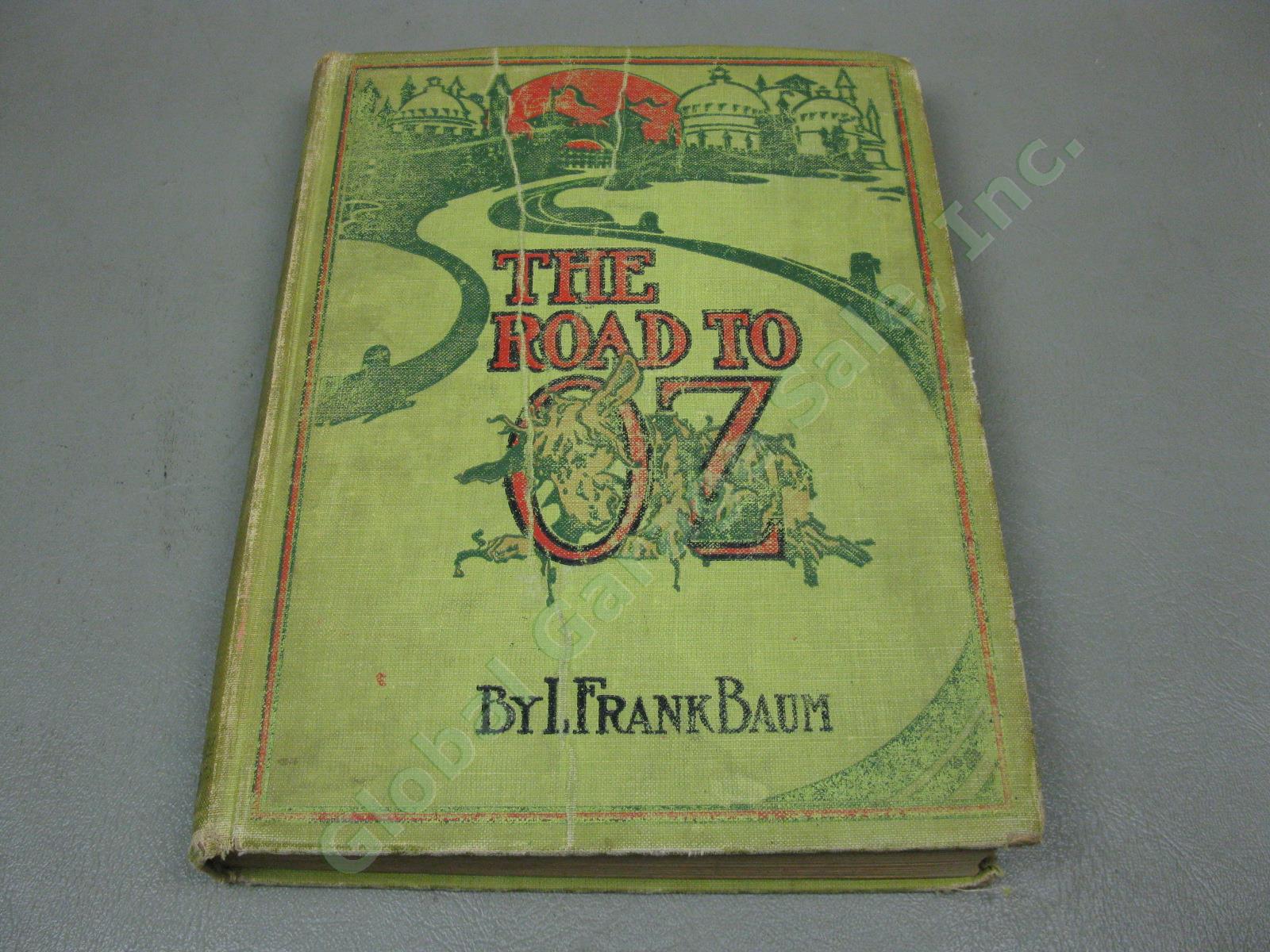 1909 1st Edition The Road To Oz By Wizard Author L Frank Baum Vtg Hardcover Book