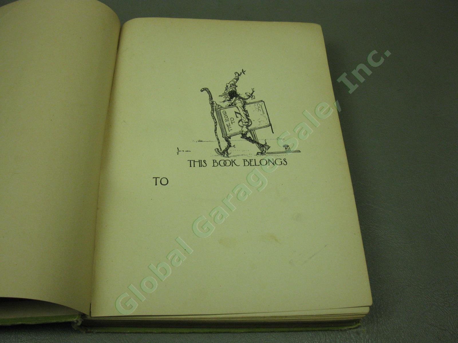 1909 1st Edition The Road To Oz By Wizard Author L Frank Baum Vtg Hardcover Book 3