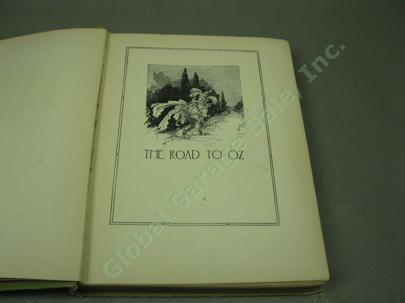 1909 1st Edition The Road To Oz By Wizard Author L Frank Baum Vtg Hardcover Book 4