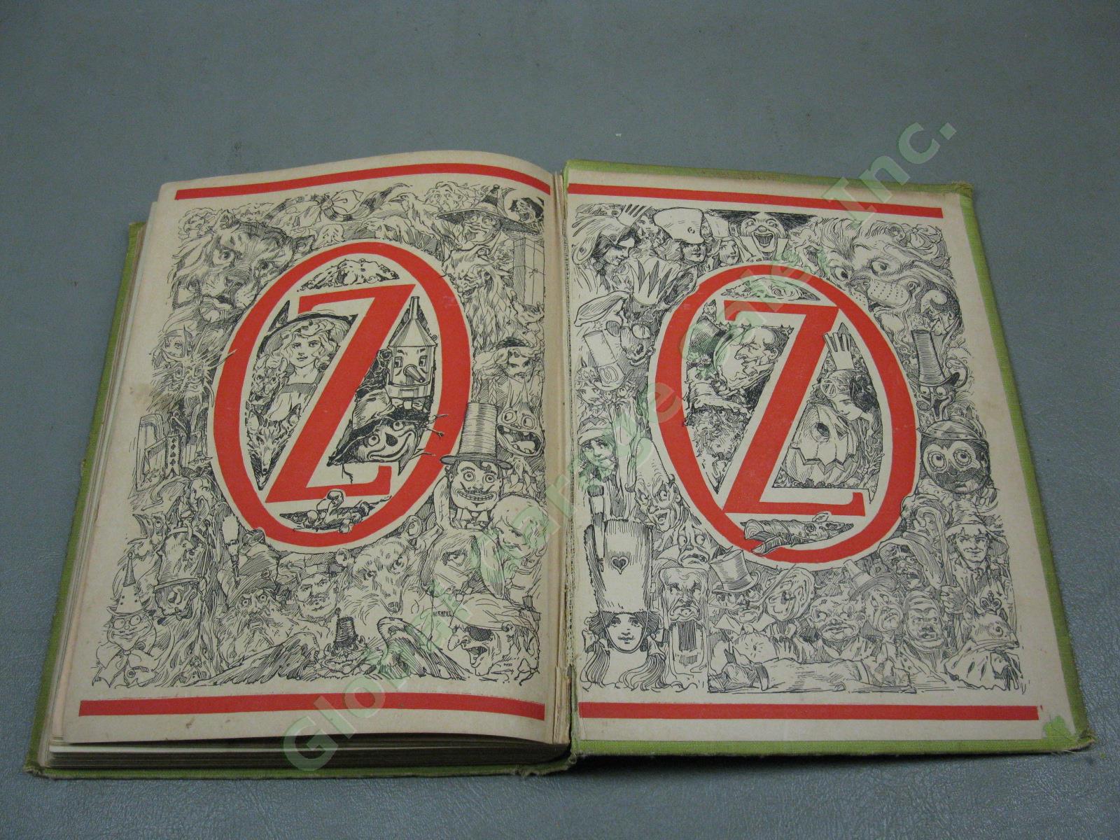 1909 1st Edition The Road To Oz By Wizard Author L Frank Baum Vtg Hardcover Book 21