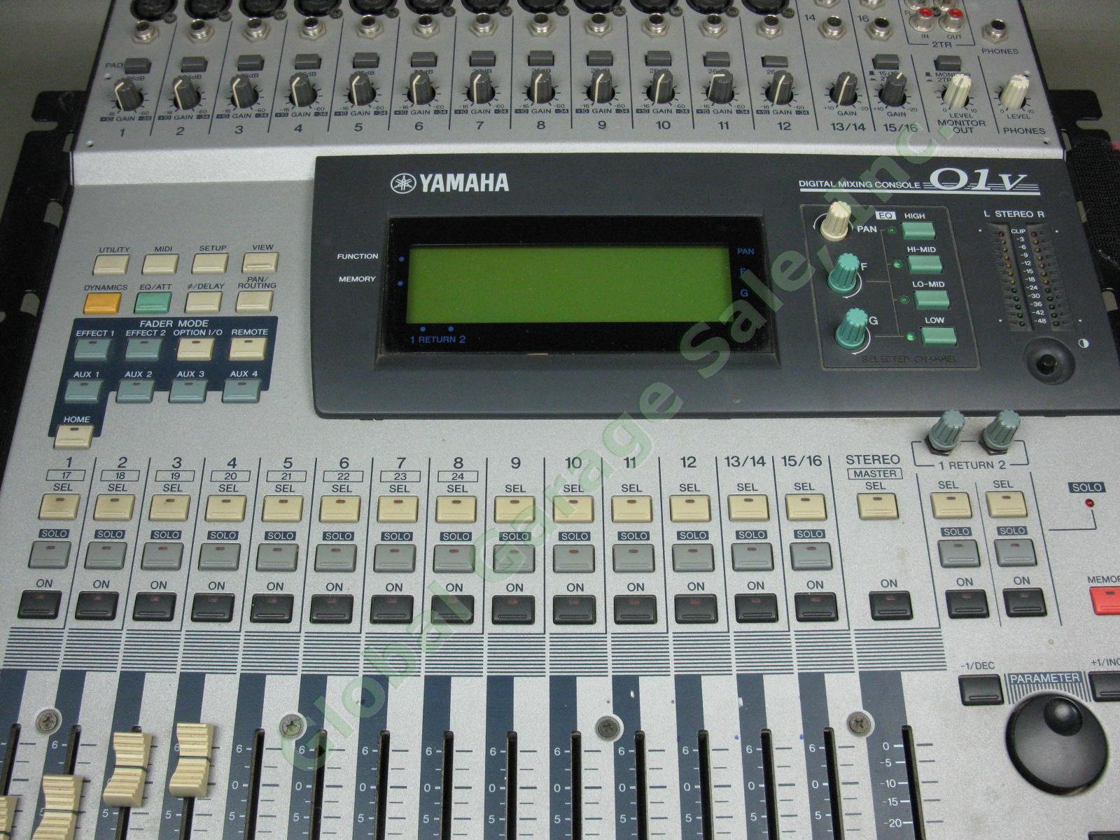 Yamaha 01V 16 24 Channel Digital Mixer Recording Mixing Console MY8AE IO AES/EBU 1